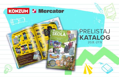 Školska avantura počinje u Konzum i Mercator prodavnicama uz vrhunske popuste na sve što vašim školarcima treba