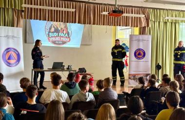 Travnik prvi u Središnjoj Bosni pokrenuo edukaciju o zaštiti od požara u školama