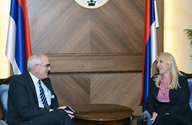 Цвијановићева са шефом Мисије ОЕБС-а о протеклим изборима